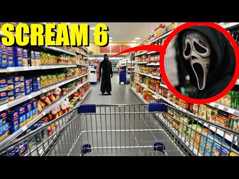 IF YOU EVER SEE GHOSTFACE FROM SCREAM 6 AT A CONVENIENCE STORE, RUN! (HE FOUND US IN REAL LIFE)