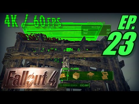 Fallout 4 Walkthrough in 4K Ultra HD / 60fps, Part 23: Wells, Walls, and Defense Turrets