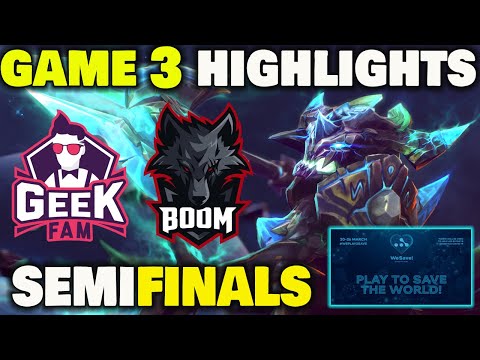 Geek Fam vs Boom Esports Game 3 Highlights WeSave! Charity Play