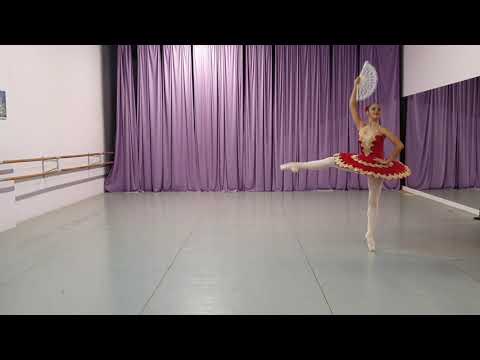 Tiana Velikova Kitri variation act 4 from Don Quixote 16 age