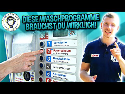 Klarspülen oder Glanzspülen? Waschprogramme von der Sb-Box einfach erklärt | AUTOLACKAFFEN