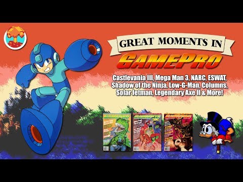 Great Moments in GamePro: Mega Man III, Castlevania III, DuckTales, NARC & More! - Defunct Games