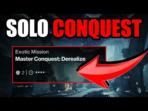How To BEAT Master CONQUEST Derealize SOLO | Conquest Guides Renegades | Destiny 2