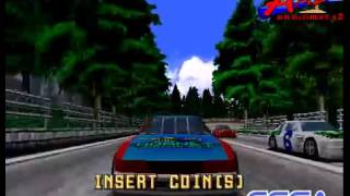Daytona USA Title Screen Arcade Version On My Computer
