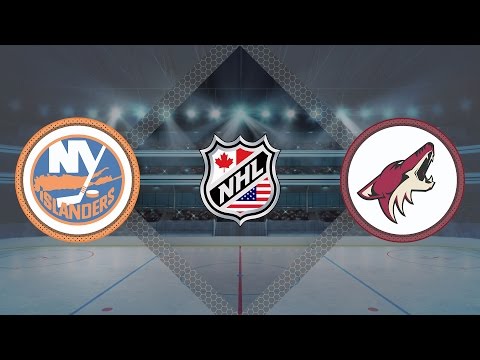 Обзор матча Айлендерс - Аризона / ISLANDERS VS COYOTES JANUARY 7, 2017 HIGHLIGHTS