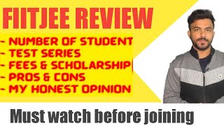 fiitjee review | Coaching for IIT JEE/neet | Coaching review