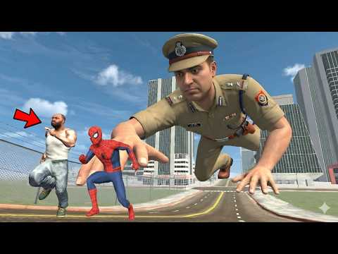 😱 Spiderman Robbed the Bank & Police Chasing Franklin, Hulk & Spidey! – IDB3D @HeligamerSSS 