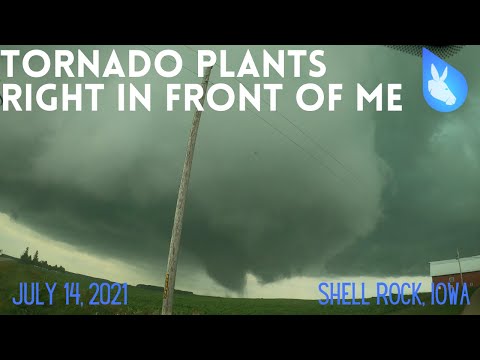Shell Rock/Waverly, IA Tornado | July 14, 2021 Storm Chase Highlight | Iowa Supercell/EF-1 Tornado