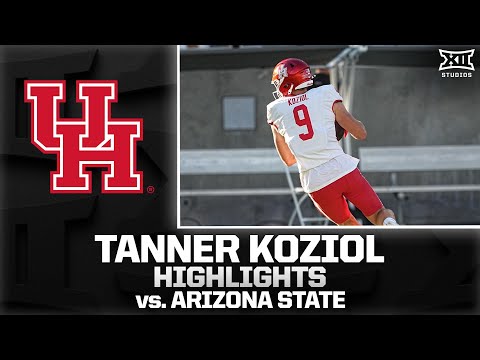 TE Tanner Koziol has 100-YARD Game for Houston | 2025 Big 12 Football