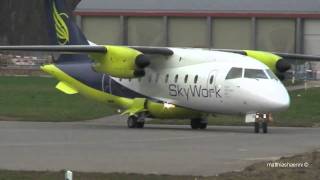 preview picture of video 'Skywork Airlines first flight to London City!'