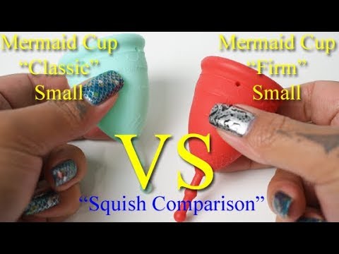 Mermaid Cup Classic vs Firm Small - Menstrual Cups