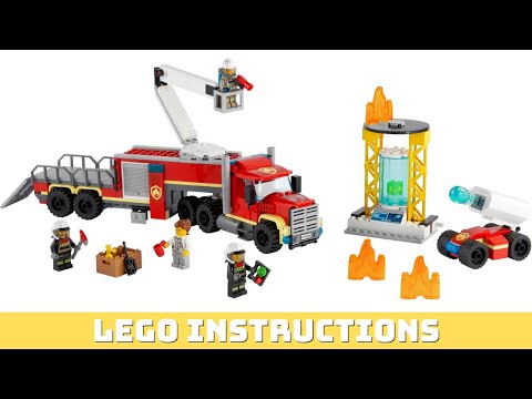 LEGO instructions | CITY | 60282 | Fire Command Unit
