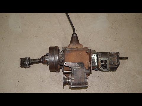 #4 Minitraktor taxlash jarayoni, Минитрактор своими руками, Соединение кпп Газ 51 и М 412.