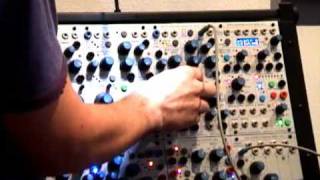 Ezra Buchla at NoiseBug - 200e Modular Synth - Pt 4 - Oscillator and Filter