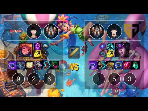 KT Ucal Zoe vs GEN Kellin Syndra Mid - KR Patch 10.12