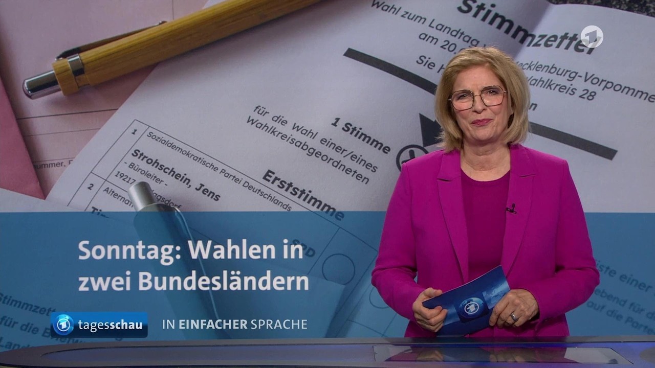 tagesschau in Einfacher Sprache 19:00 Uhr, 18.09.2026