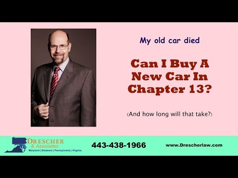 Can I Buy A New Car In Chapter 13?