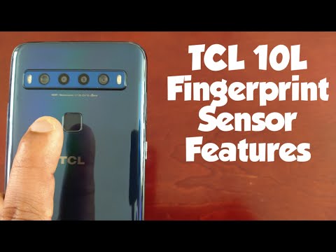 TCL 10L Fingerprint Sensor Amazing Features | WOW SO MUCH CAN BE DONE WITH THE FINGERPRINT SENSOR!!