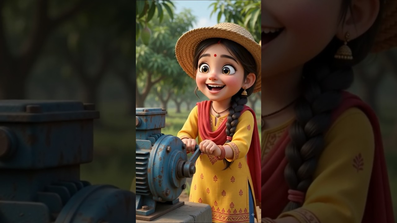 🍋 लड़की की आम की फसल बचाने आया तोता! 🦜🚜 | भावुक गाँव की कहानी 😢❤️ #moralstory #hindistory