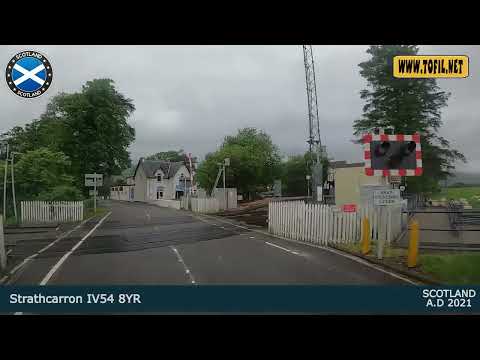 Strathcarron IV54 8YR SCOTLAND 2021 Driving Road Trip WWW.TOFIL.NET