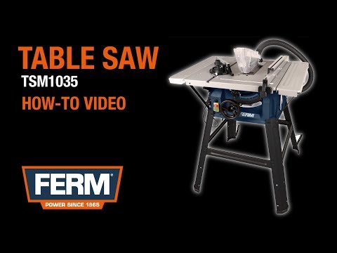 Ferm table saw with stand and tct blade (1500 w) tsm1033
