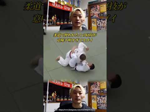 格闘IQが高すぎる柔道家｜こんな寝技見たことない！#格闘技解説 #グラップリング #ブラジリアン柔術 #総合格闘技 #護身術 #ブレイキングダウン #breakingdown #rizin