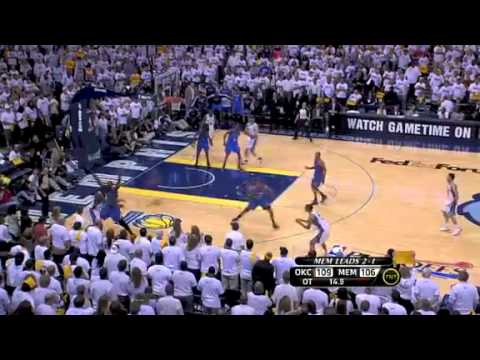 NBA Playoffs 2011: OKC Thunder Vs Memphis Grizzlies Game 4 Triple OT Highlights (2-2)