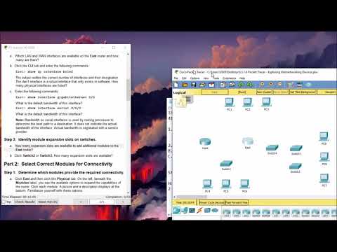 Tutorial 6.3.1.8 Packet Tracer - Exploring Internetworking Devices