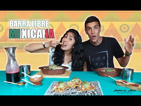 ALL YOU CAN EAT de TACOS MEXICANOS en LIMA 🌮 |  Andres y Alicia