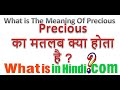 What is the meaning of Precious in Hindi | Precious ka matlab kya hota hai
