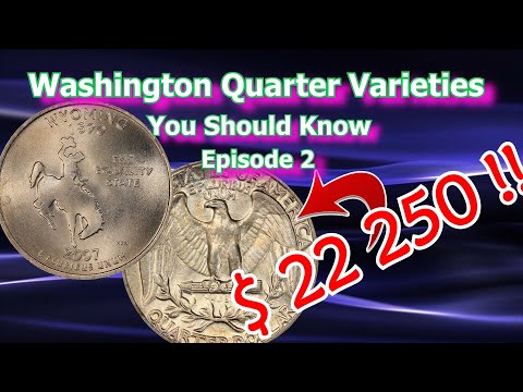Washington Quarter Varieties You Should Know Ep.2 - 2007, 1950, 1937