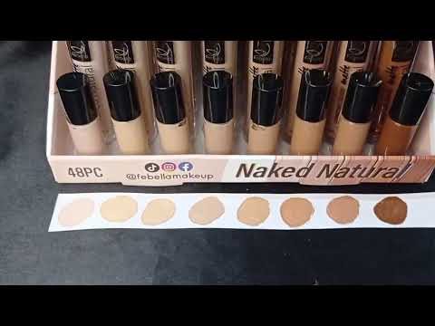 CORRETIVO LÍQUIDO MATTE NAKED NATURAL FEBELLA 4ML BOX COM 48 UN