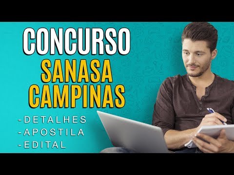 Concurso SANASA CAMPINAS 2019 - Edital, Inscrição e Apostilas