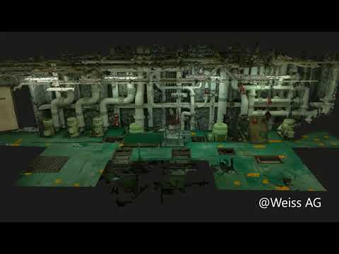 3D Point Clouds - Cabin pipeline Weiss AG