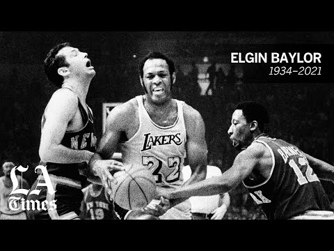 Elgin Baylor Signed MLPS Los Angeles Lakers (Home White) Jersey