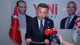 Özgür Çelik, hakkında başlatılan soruşturmaya ilişkin açıklama yapıyor