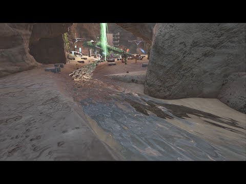 DEFENDING OUR CENTER SPIDER CAVE AGAIN. ARK PVP