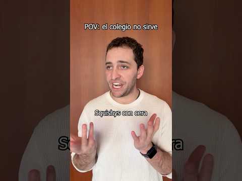 El colegio no sirve para nada 😭 #youtubeshorts #shorts