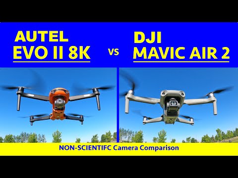 4K 60 FPS Camera Comparison - Autel EVO 2 vs DJI Mavic Air 2 - Non-scientific comparison