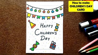 How to make CHILDREN\'S DAY CARD