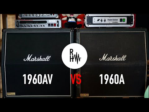 Marshall 1960A vs 1960AV Speaker Cabs