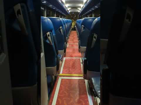 ON BOARD A VERY Old stagecoach bus Volvo Plaxton