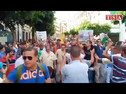 الجزائر.. الجزائر: الجزائريون يتظاهرون للجمعة الـ27 تحت شعار “إما نحن أو أنتم” ..شاهد فيديو!!