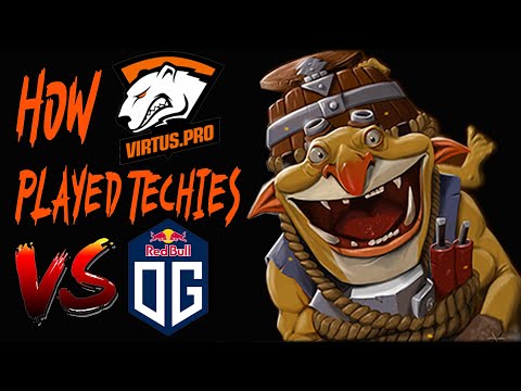 How Virtus pro played Techies vs OG   gameplay guide VP W Zayac