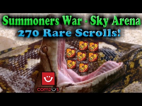 F2PG Summoners War - Sunday Mystic Scroll Marathon 270 Rare Scrolls!Twitch Broadcast #16