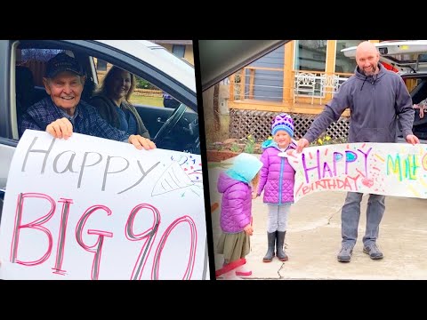 近所の人たちが90歳の誕生日に退役軍人のためにパレードを行う (Neighbors Throw Parade for Veteran on 90th Birthday)