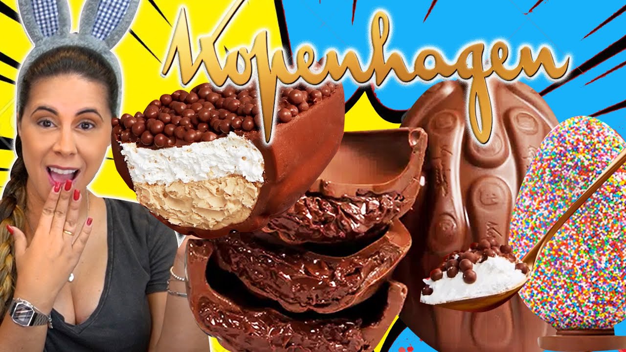 Provando Ovos Kopenhagen 🐰 Todos os Ovos de Páscoa 2022