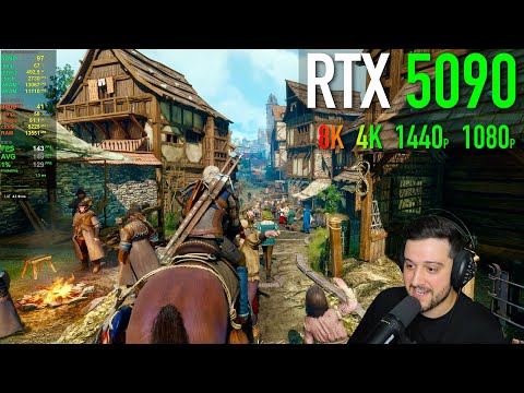 RTX 5090 - The Witcher 3 Next Gen with Ray Tracing & DLSS4!