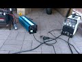 Welding with Power inverter (Belttt 5000W), load test with 200A welder