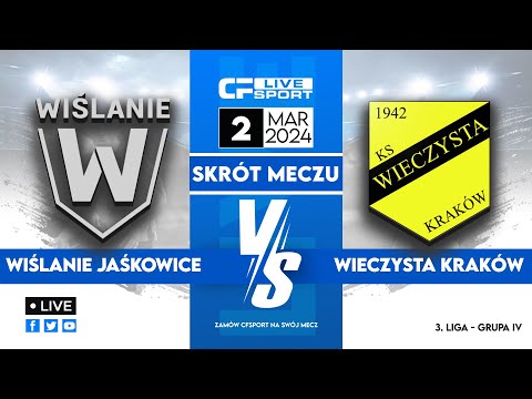 Skrót: Wiślanie Jaśkowice - Wieczysta Kraków 02.03.2024